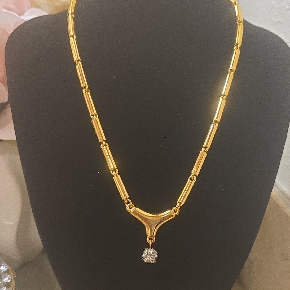 Pierre Cardin Vintage Gold Necklace with Pendant